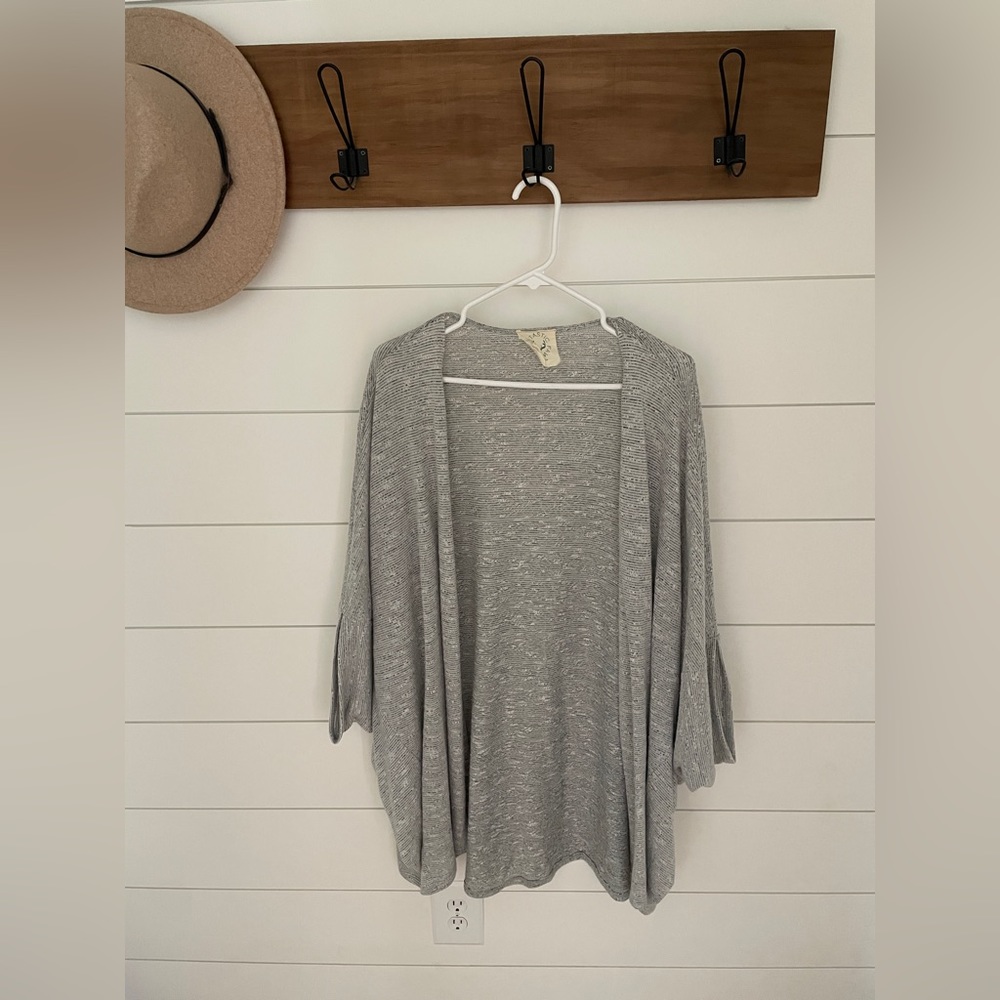 Oversized Grey Cardigan from Fantastic Fawn